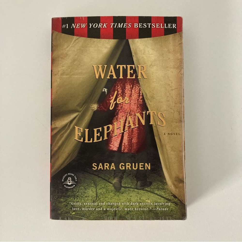 3/$20 Water for Elephants by Sara Gruen Paperback Book